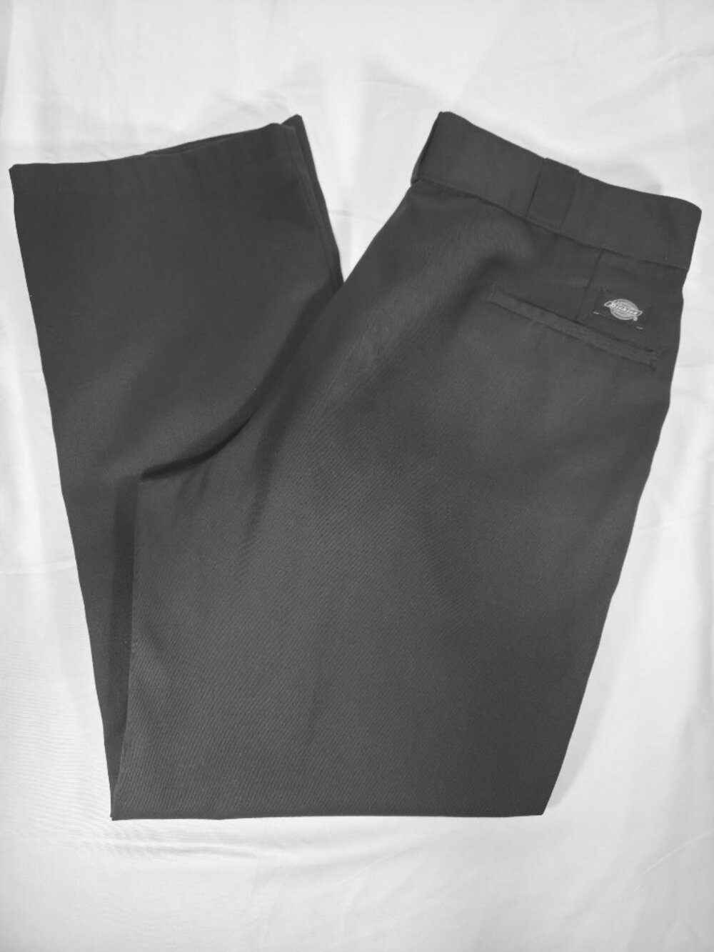 Men's Dickies Original Fit 874 Work Pants Rinsed Black Size 38 x 30